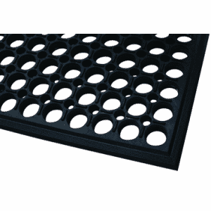 3' x 5' x 1/2" Thick Drainage Mat - Black