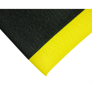 2' x 3' x 1/2" Thick Durable Ergo Mat - Yellow/Black