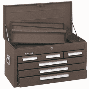 266 6-Drawer Mechanic's Chest - Model No.266B  Brown 14.75H x 12D x 26.13''W