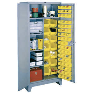 36 x 21 x 82'' (64 Bins Included) - Bin Storage Cabinet