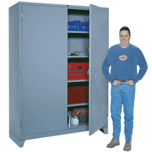 60 x 24 x 78'' (Dove Gray or Putty) - Full Height Wide Storage Cabinet
