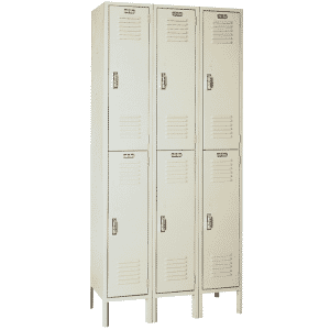 12 x 12 x 72'' (6 Openings) - 3 Wide Double Tier Locker redirect to product page