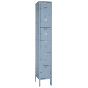12 x 15 x 72'' (6 Openings) - 1 Wide 6 Tier Locker redirect to product page