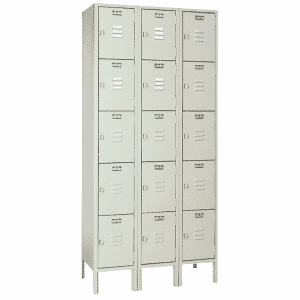 12 x 15 x 72'' (18 Openings) - 3 Wide 6 Tier Locker redirect to product page