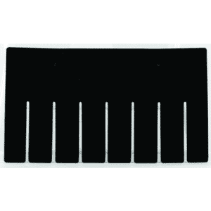 Black 6-Pack Long Bin Dividers for use with Akro-Grid Container 33-166