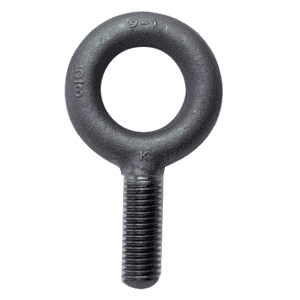No Shoulder Plain Eye Bolt - 7/16-14 Thread, 1-1/16'' Eye Dia.