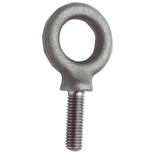 Shoulder Plain Eye Bolt - 3/8-16 Thread, 1'' Eye Dia.