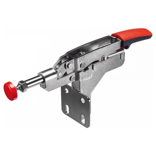 0-3/8 Horizontal Toggle Clamp - Push Pull - Verticle Flanged Base
