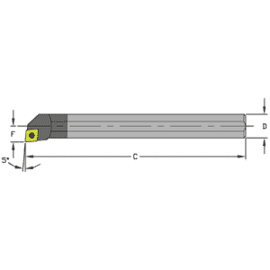 C04H SCLDR1.5 Solid Carbide Boring Bar