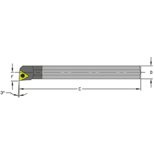 C05K STUCL1.2 Solid Carbide Boring Bar