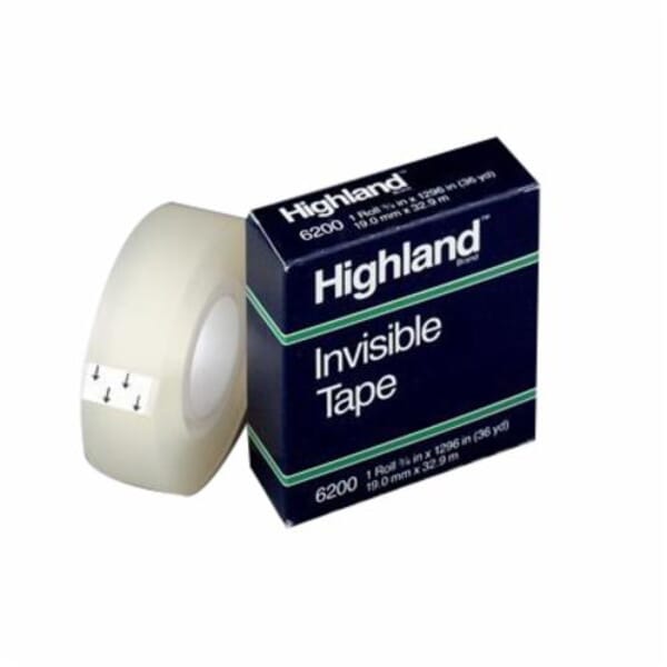 Highland Transparent Office Tape, Clear Glass