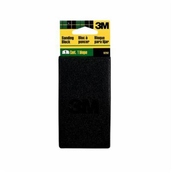 3M 7000126886 Sanding Block, 5 in OAL x 2-3/4 in OAW, Rubber Abrasive