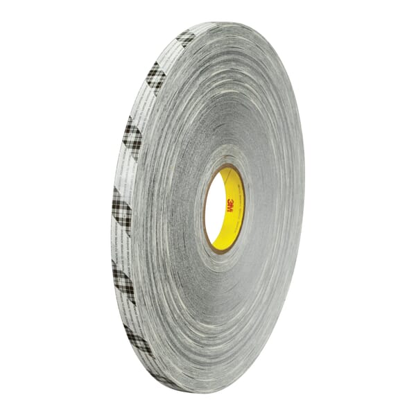 3M 7000123503 Extended Liner Double Coated Tape, 750 yd L x 1/2 in W, 2.5 mil THK, 770 Rubber Resin Adhesive, Tissue Paper Backing, Off-White Translucent