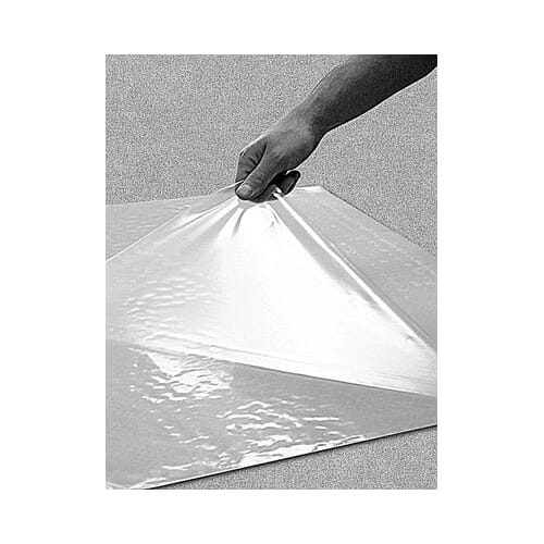 3M 7000001489 Unframed Clean-Walk Mat, 46 in L x 18 in W x 2.4 mm THK, White, Acrylic Adhesive, 60 Sheets per Mat