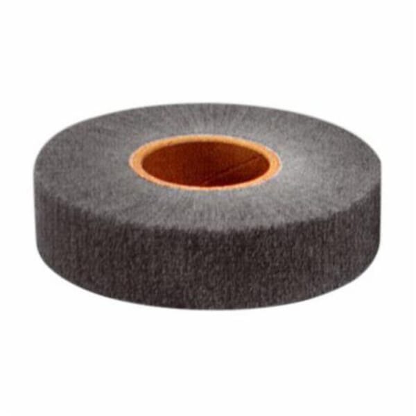 Scotch-Brite 7000077968 Mounted Flap Brush, 3 in Dia Wheel, 1-3/8 in W Face, Fine Grade, Silicon Carbide Abrasive