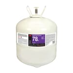 3M 7100138815 Spray Adhesive, 29.3 lb Container Large Cylinder Container, Clear, 230 deg F