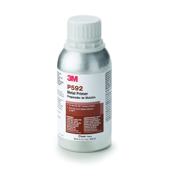3M 7000121492 Primer, 250 mL Container, Liquid Form, Clear, 15 min Curing