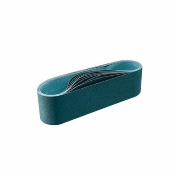 Scotch-Brite 7100012347 Scrim Backed Surface Conditioning Belt, 1/2 in W Belt x 30 in L, Very Fine Grade, Aluminum Oxide Abrasive, Blue