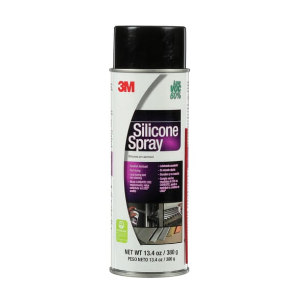 3M 7000121413 Silicone Lubricant, 24 fl-oz Container Aerosol Can Container, Clear, -30 to 350 deg F