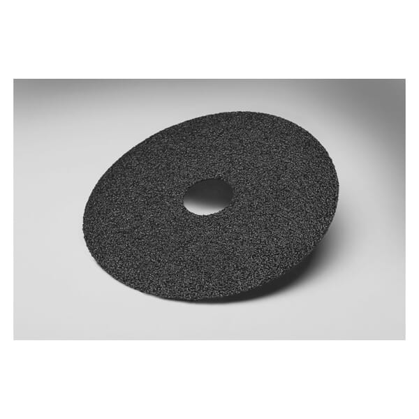 3M 7100019979 Close Coated Fibre Disc, 4-1/2 in Dia Disc, 7/8 in Center Hole, 36 Grit, Very Coarse Grade, Zirconia Alumina Abrasive, Arbor Attachment