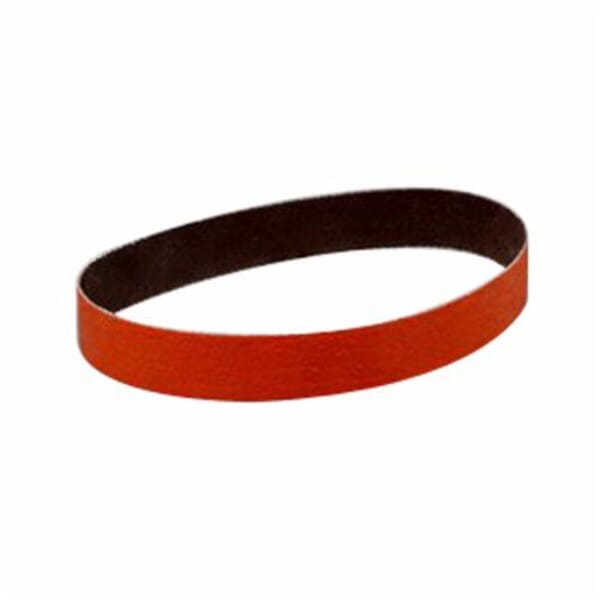 3M 7000118385 File Fullflex Cloth Belt, 1 in W Belt x 18-27/32 in L, P120 Grit, Polyester Backing