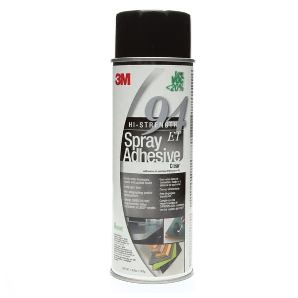 3M 7000121417 Spray Adhesive, 24 fl-oz Container Aerosol Can Container, Clear, -30 to 200 deg F