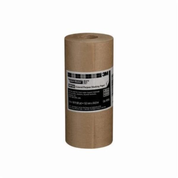 3M 7000148885 General Purpose Masking Paper, 60 yd L x 6 in W