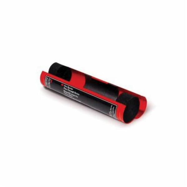3M 7000059406 Fire Barrier Pass-Through Device, Round Shape, 4 in L x 2 in W x 10 in H, 3 hr Fire Rating, ASTM E814, ULC Listed, UL 1479