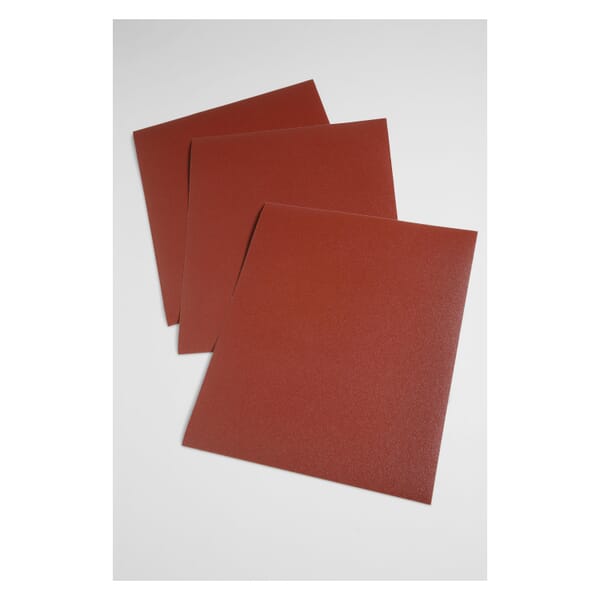 3M 7000000353 Cloth Sheet, 11 in L x 9 in W, P280 Grit, Very Fine Grade, Aluminum Oxide Abrasive, Cloth Backing