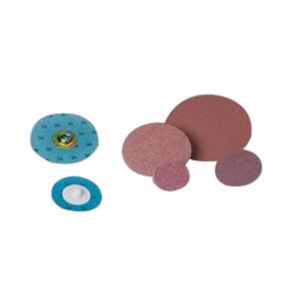 Standard Abrasives 7100062272 2-Ply Abrasive Disc, 2 in Dia Disc, 120 Grit, Fine Grade, Aluminum Oxide Abrasive, Type TS Attachment