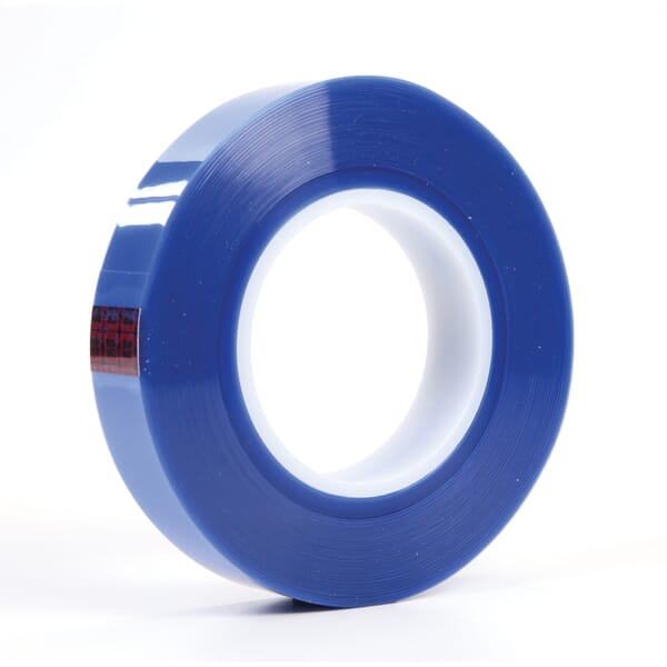 3M 7000036203 Adhesive Tape, 72 yd L x 1 in W, 6.5 mil THK, Silicon Adhesive, Polyester Backing