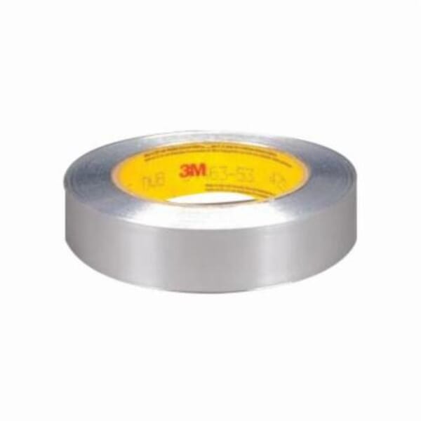 3M 7100053636 Multi-Purpose Tape, 55 m L x 19 mm W, 4.6 mil THK, Acrylic Adhesive, Aluminum Backing, Silver