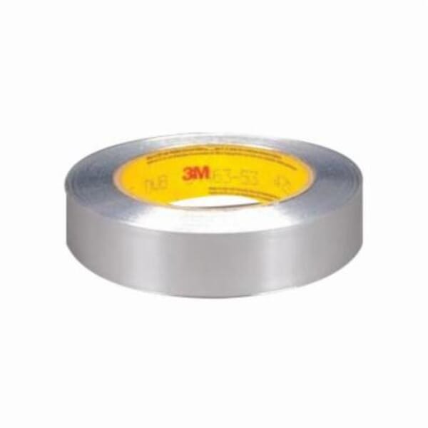 3M 7100053917 Multi-Purpose Tape, 60 yd L x 1-1/2 in W, 4.6 mil THK, Acrylic Adhesive, Aluminum Backing, Silver