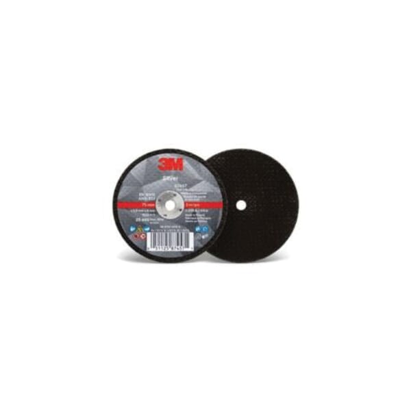 3M 7100138406 Type 1 Abrasive Cut-Off Wheel, 3 in Dia Wheel x 0.035 in THK Wheel, Ceramic Abrasive