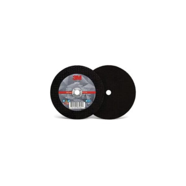 3M 7100139214 Type 1 Abrasive Cut-Off Wheel, 4 in Dia Wheel x 0.035 in THK Wheel, Ceramic Abrasive
