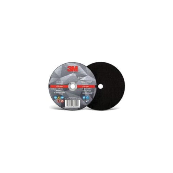 3M 7100139215 Type 1 Abrasive Cut-Off Wheel, 4 in Dia Wheel x 0.06 in THK Wheel, Ceramic Abrasive