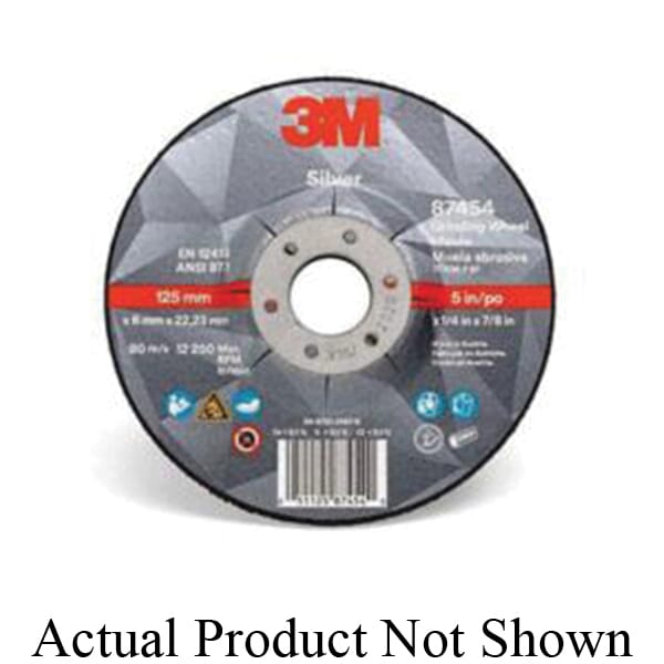 3M 7100139226 Abrasive Cut-Off Wheel, 4-1/2 in Dia Wheel x 0.04 in THK Wheel, 7/8 in Center Hole, Ceramic Abrasive