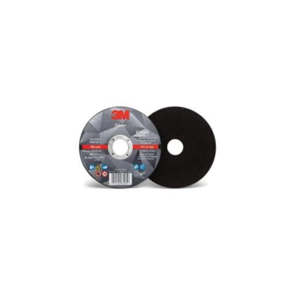 3M 7100139228 Abrasive Cut-Off Wheel, 4-1/2 in Dia Wheel x 0.045 in THK Wheel, 7/8 in Center Hole, Ceramic Abrasive