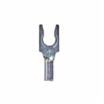 Highland 7000133649 Insulated Block Fork, 16 to 14 AWG Conductor, 0.85 in L, Butted Seam Barrel, Electrolytic Copper/Vinyl, Blue