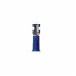 Highland FDV14-250Q Insulated Standard Female Disconnect Terminal, 16 to 14 AWG Conductor, 0.25 in W x 0.032 in THK Tab, Butted Seam Barrel, Vinyl, Blue, Insulated