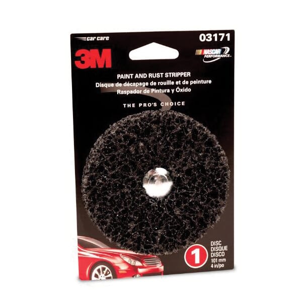 3M 7010292255 Paint and Rust Stripper, 4 in Dia Disc, Coarse Grade, Silicon Carbide Abrasive