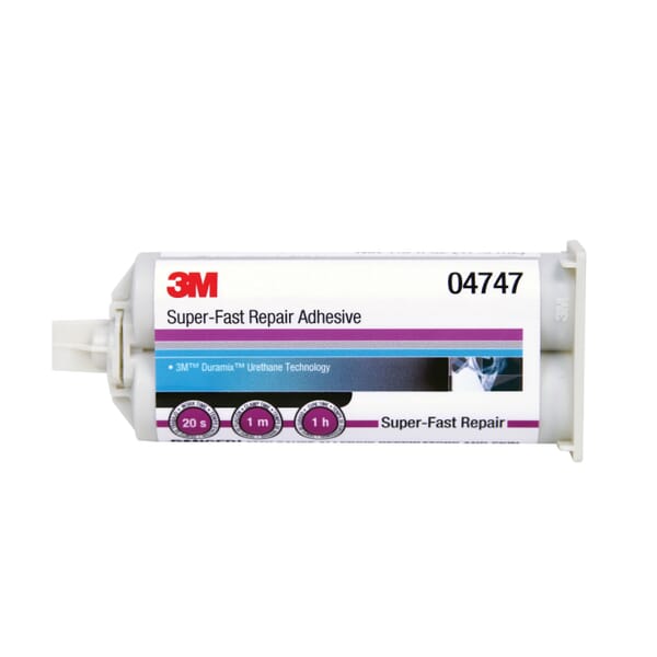 3M 7100006276 Super Fast Repair Adhesive, 50 mL Container Cartridge Container, Transparent Yellow