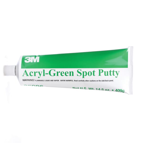 3M 7000028276 Putty, 14.5 oz Container Tube Container, Liquid Form, Green, Specific Gravity: 1.46 to 1.6