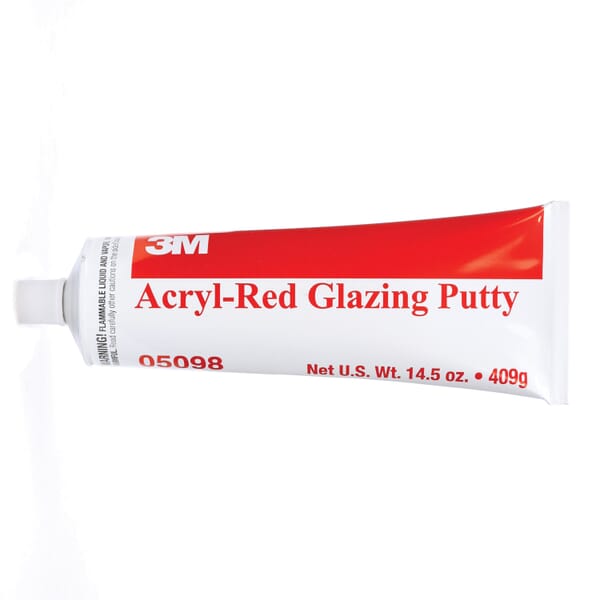3M 7000045481 General Purpose Putty, 14.5 oz Container Tube Container, Liquid Form, Red, Specific Gravity: 1.51 to 1.56