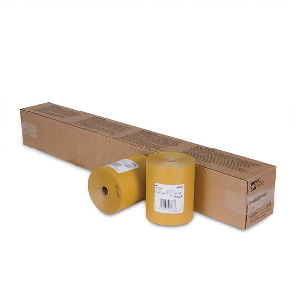 3M 7000125998 Masking Paper, 750 ft Roll L x 6 in W x 2 mil THK, Paper, Gold