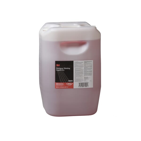 3M 7100136757 Masking Liquid, 15 gal Container Drum Container, Mild Odor/Scent, Red, Liquid Form