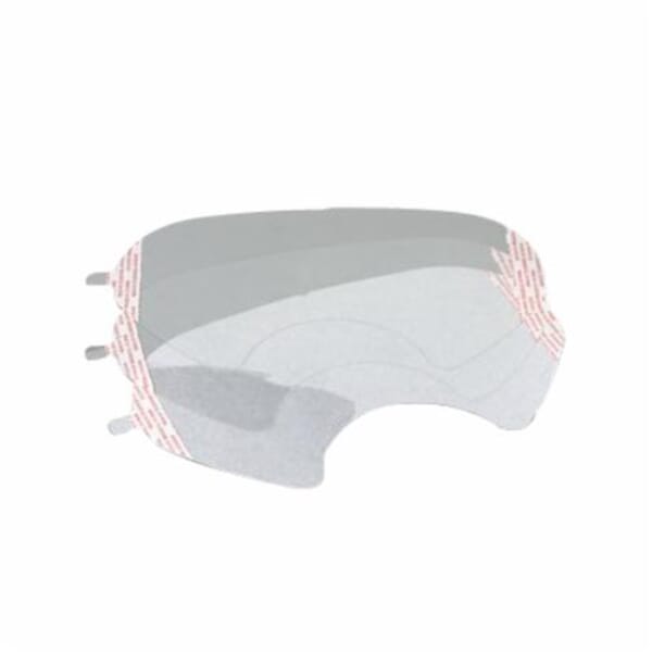 3M 5113107142 Faceshield Cover Lens, For Use With 6000 Series Full Facepiece Respirators, White, OSHA 29 CFR 1910.132