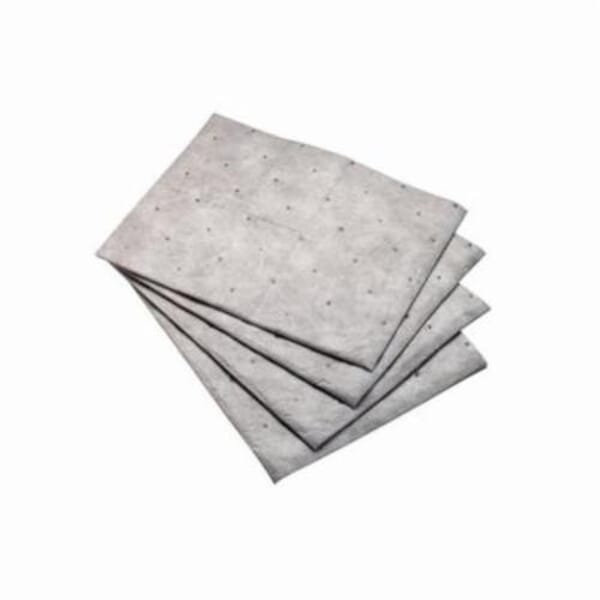 3M 7100003876 High Capacity Sorbent Pad, 52.07 cm L x 39.37 cm W, 37.5 gal Absorption, Polypropylene/Polyester