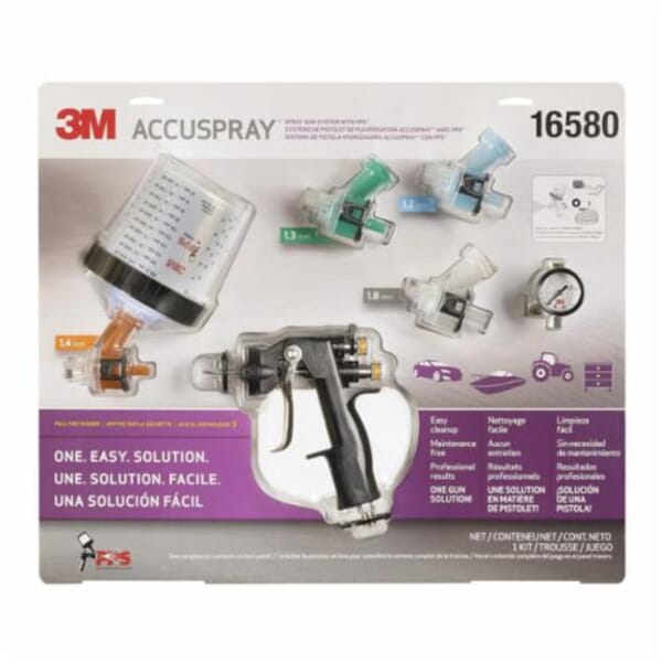 3M 7100099202 All-in-One Handheld Spray Gun System Kit