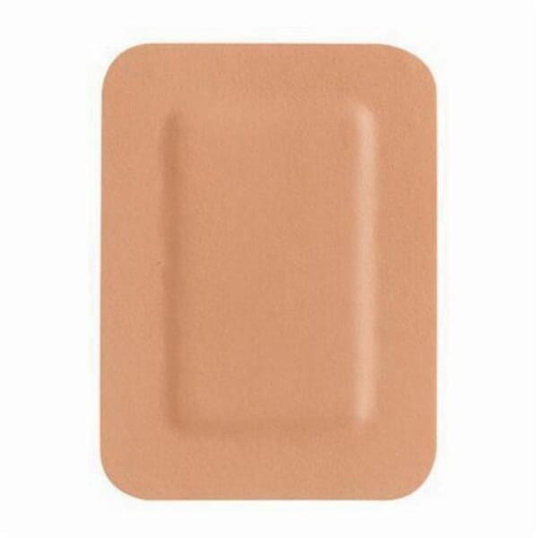 Nexcare 7010369623 Absolute Non-Stick Waterproof Cushioned Gauze Pad, 4 in L x 3 in W